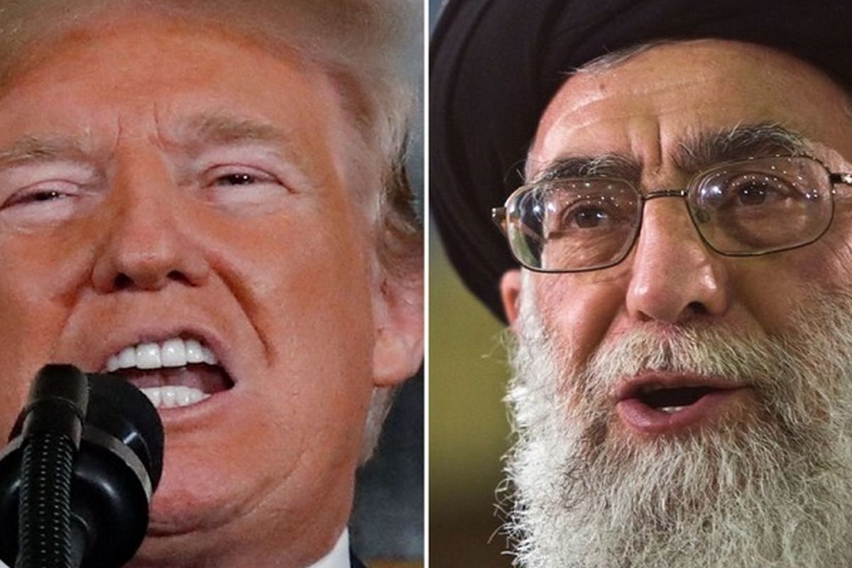 Donald-Trump-dengan-Ayatollah-Ali-Khamenei