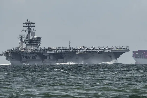 TNI Klarifikasi Kapal Induk AS USS Nimitz Melintas Selat Malaka USS Nimitz