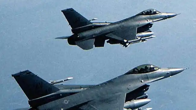 Ilustrasi jet tempur F-16