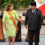 Prabowo Subianto dan Presiden Peru Dina Boluarte
