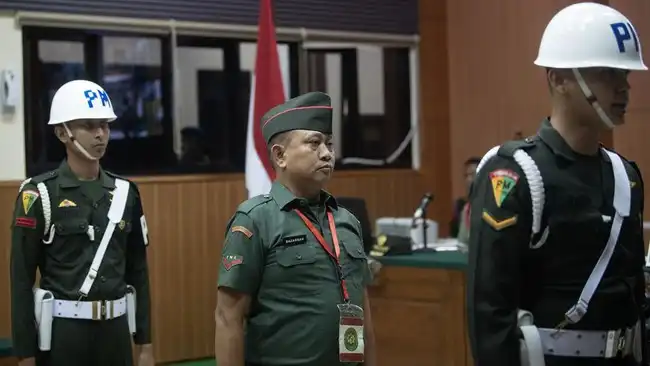 terdakwa Kopral Dua Bazarsah