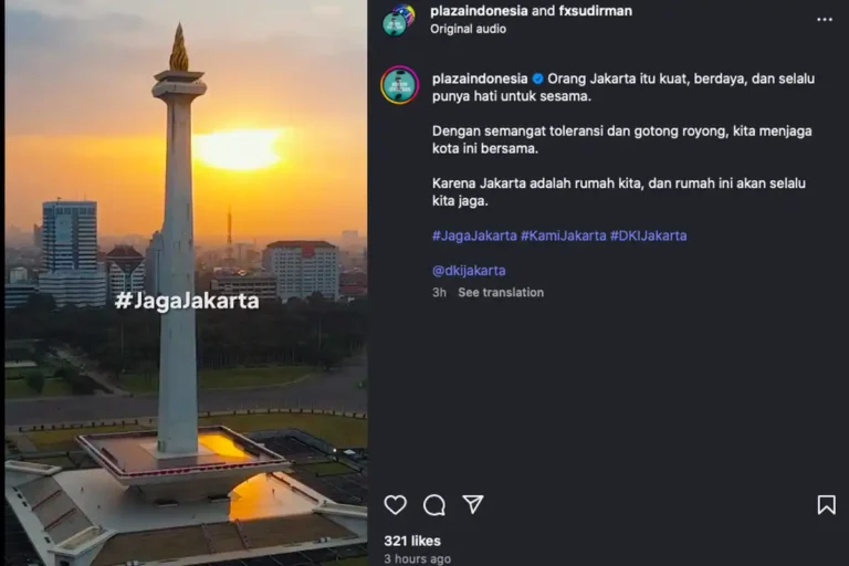 Plaza Indonesia menggaungkan pesan damai