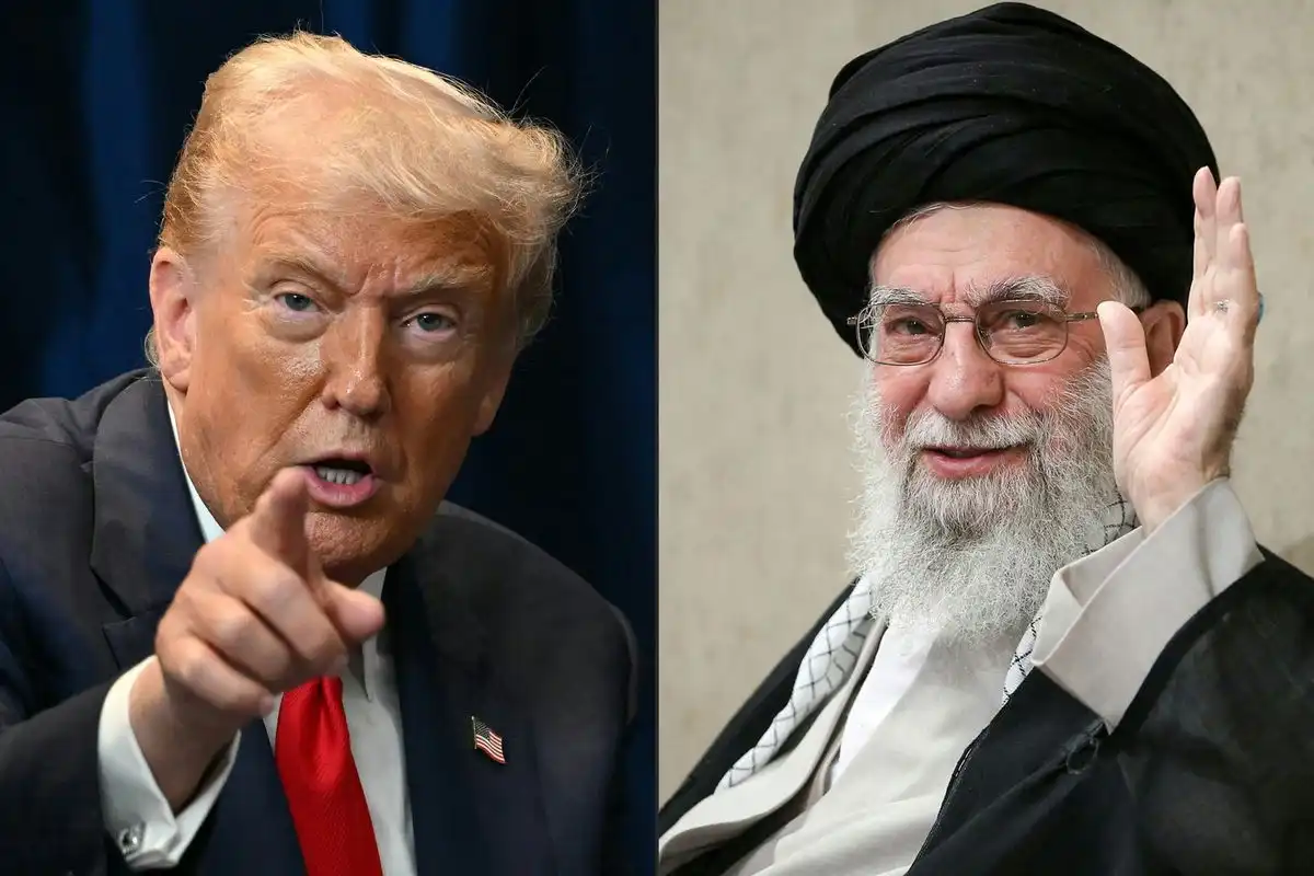 Donald Trump dan Ayatollah Ali Khamenei