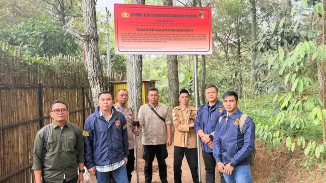 Polisi sita tanah senilai Rp300 M