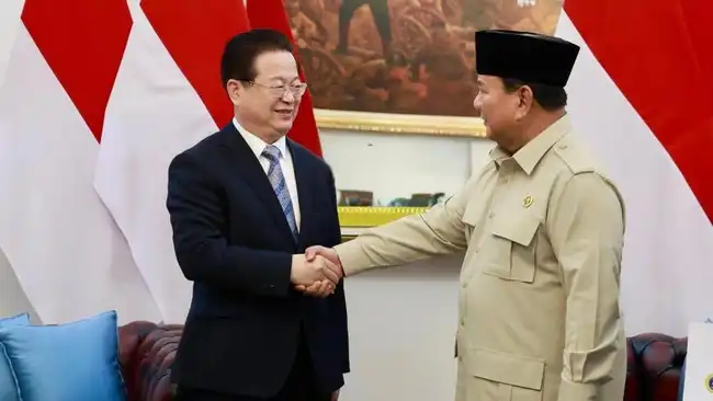 Presiden RI Prabowo Subianto dan Chen Yi Xin
