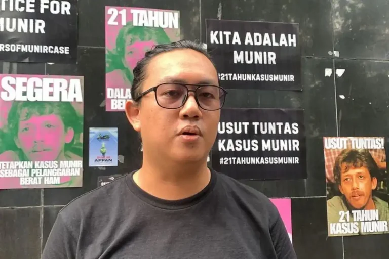 Wakil Koordinator Bidang Eksternal KontraS Andrie Yunus