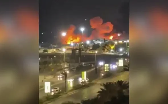 AS saat membombardir sejumlah wilayah di Iran