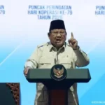 Prabowo saat berpidato