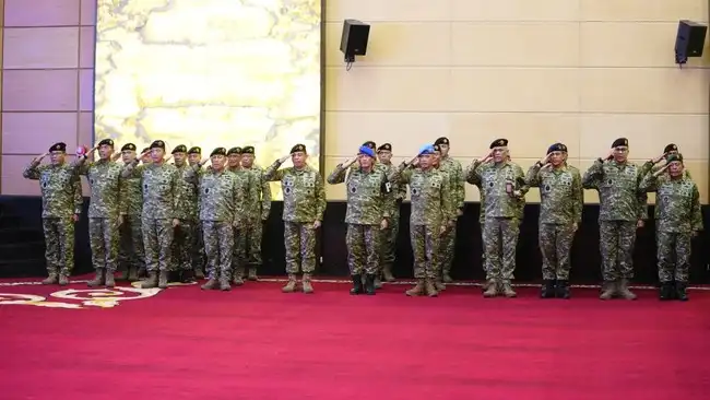 Upacara kenaikan pangkat 105 Pati TNI