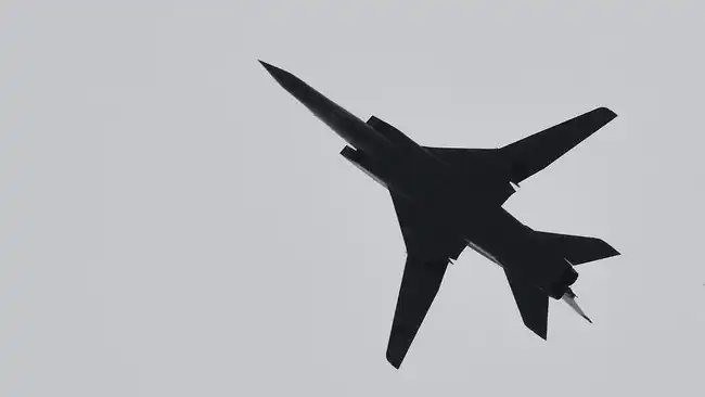 Ilustrasi pesawat bomber