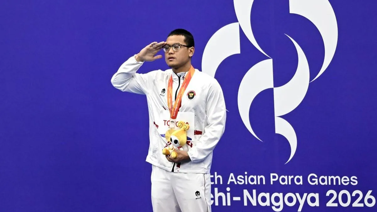 Yavianda Maulana Rifky meraih emas Asian Para Games 2026 di nomor para renang