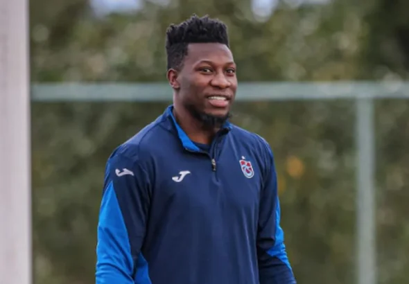 Gol Pennanen dari sepak pojok ke gawang Andre Onana di laga KuPS vs Trabzonspor