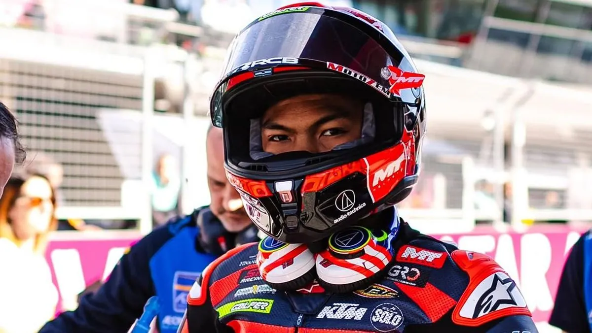 Hakim Danish incar pole position Moto3 Malaysia