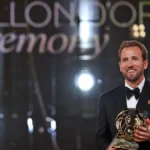 Harry Kane mengangkat Ballon d'Or