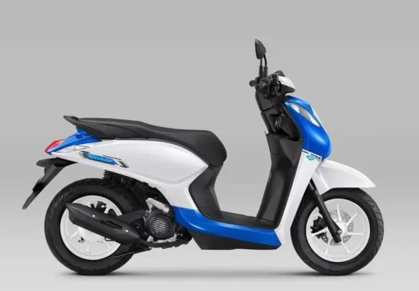 New Honda Genio dengan warna baru Vibrant Blue White