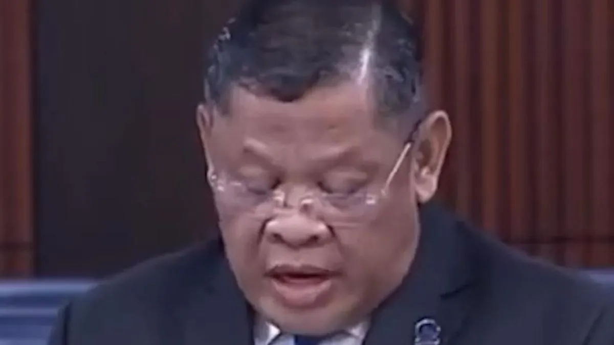 Kalam Salan berpidato bahasa Jawa di parlemen Malaysia