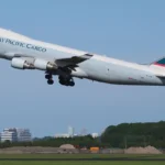 Logo Cathay Pacific terkait insiden kebocoran data