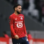 Calvin Verdonk bermain dalam laga Lille vs Brest di Ligue 1